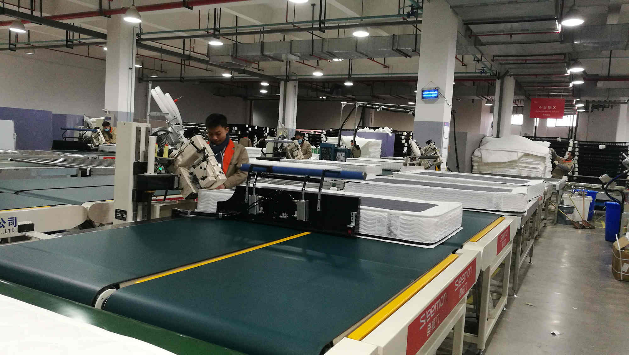 自動床墊圍邊機