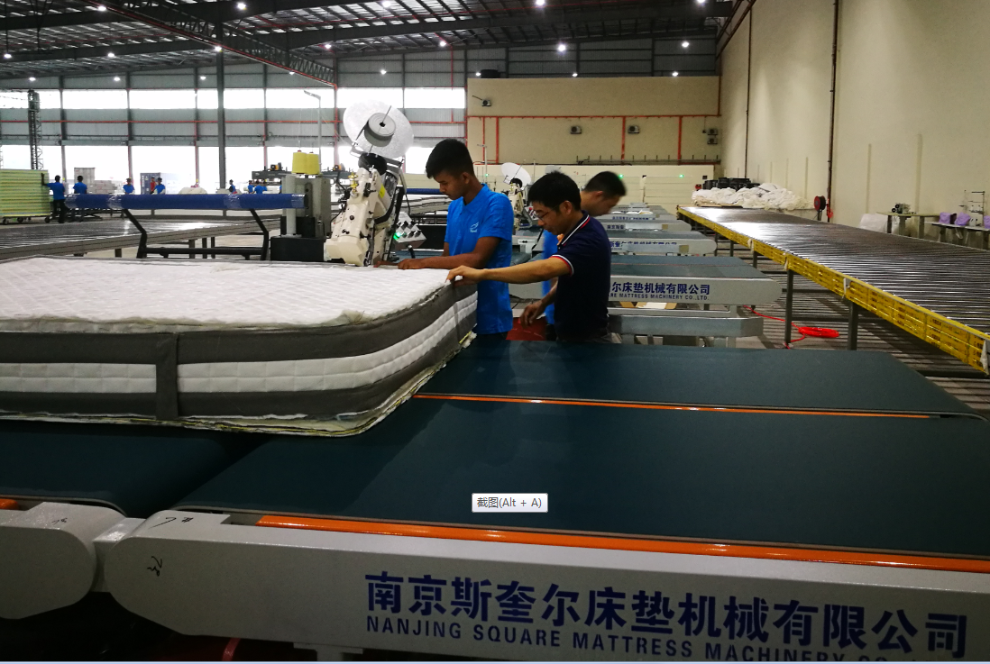全自动床垫围边机