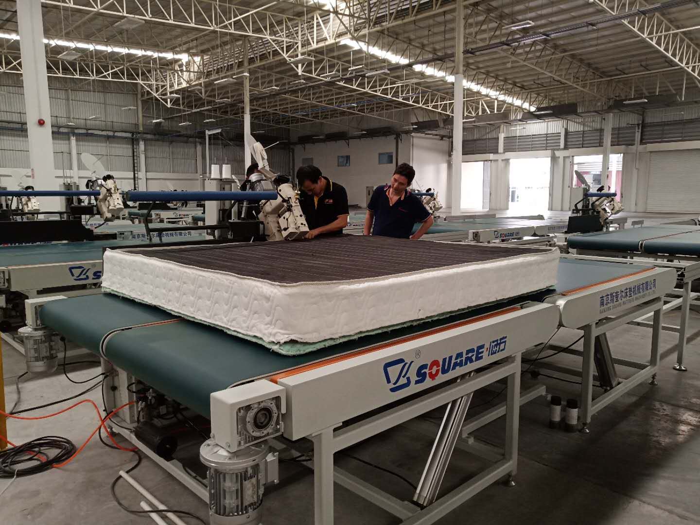 喜临门床垫围边机教学中