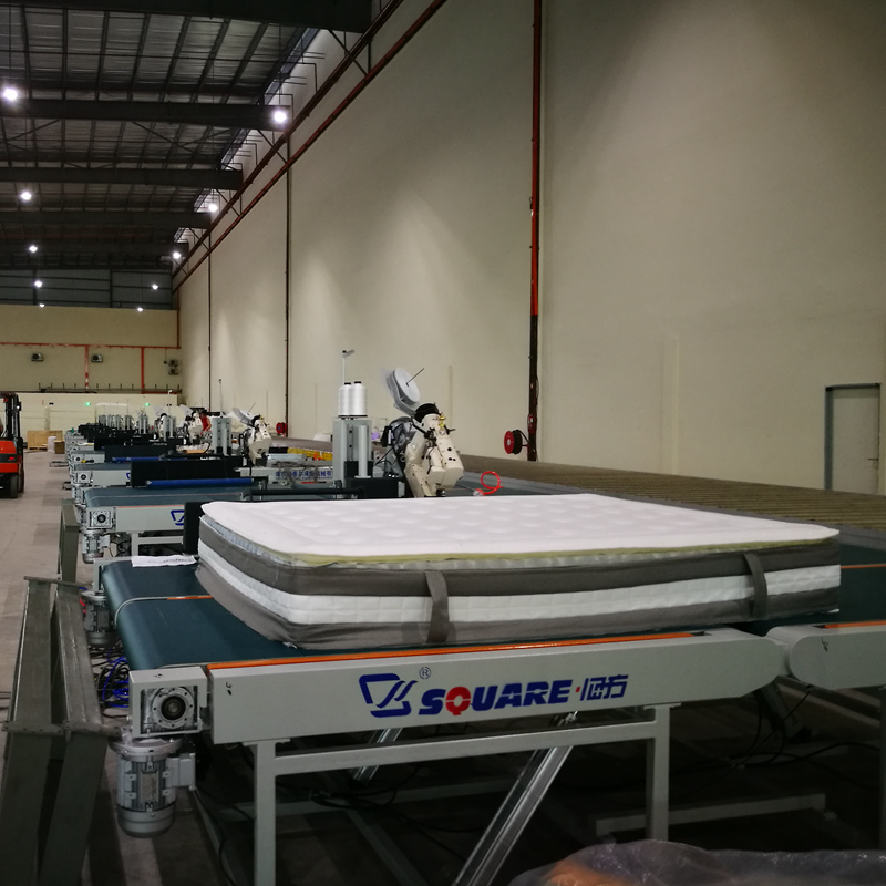 床垫缝边机流水线