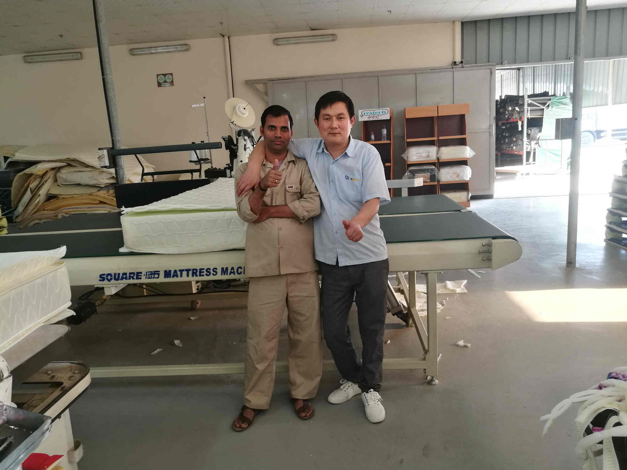 床墊圍邊機遠銷國外